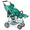 Vario twin Pushchair 79 cm for dolls - Bayer Chic 2000 - Green and Navy with circles