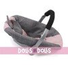 Car Seat for dolls of 46 cm - Bayer Chic 2000 - Pink-Grey