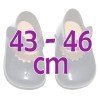 Complements for Así doll 43 to 46 cm - Navy blue shoes for María, Pablo, Leo and Limited Series doll