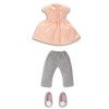 Outfit for Corolle doll 33 cm - Les Chéries - Dress, leggings and shoes set
