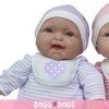 Designed by Berenguer doll 38 cm - Lots to Cuddle Babies - Huggable twins Mod_01
