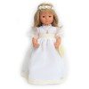 D'Nenes doll 34 cm - Marieta communion with beige lace edging