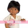 D'Nenes doll 34 cm - Mario with shirt and blue trousers