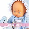 Barriguitas classic doll 15 cm - Baby set with blue clothes