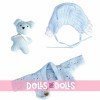 Barriguitas classic doll 15 cm - Baby set with blue clothes