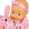 Barriguitas Classic doll 15 cm - Baby set with pink clothes