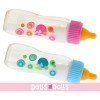 Complements for Nenuco doll - Two magic baby bottles set with milk