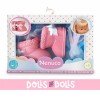 Shoes and accessories for Nenuco doll 35 cm - Pink winter boots with headband