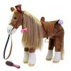 Brown horse for dolls up to 50 cm by Götz
