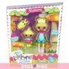 Lalaloopsy doll 7.5 cm and 4 cm - Mini Lalaloopsy Littles - Twinkle and Pix sisters