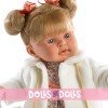 Llorens doll 42 cm - Irina with coat
