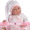 Llorens doll 42 cm - Lala with pink pyjamas and blanket