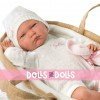 Llorens doll 42 cm - Lala with carrycot