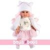 Llorens doll 35 cm - Elena with unicorn dress and jacket