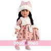 Llorens doll 40 cm - Greta with floral dress and vest