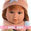 Llorens doll 40 cm - Martina with flower outfit