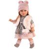 Llorens doll 40 cm - Martina with floral dress and vest