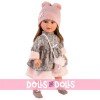 Llorens doll 40 cm - Martina with floral dress and vest