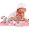 Llorens doll 42 cm - Newborn Mimi Smiles with blanket