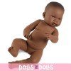 Llorens doll 45 cm - Nena African-American without clothes