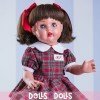 Mariquita Pérez Doll 50 cm - With red and green Scottish set
