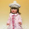 Mariquita Pérez doll 50 cm - Dress of checkered with pink coat