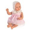 Así doll 36 cm - Koke with pink dress with beige embroided hood
