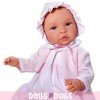 Así doll 46 cm - Leo with mini rhombuses pink dress with pink jacket