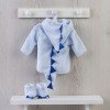 Outfit for Así doll 46 cm - Blue dragon bathrobe with sneakers for Leo doll