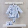 Outfit for Así doll 46 cm - Blue dragon bathrobe with sneakers for Leo doll