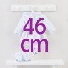 Outfit for Así doll 46 cm - Blue dragon bathrobe with sneakers for Leo doll