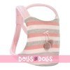Llorens doll 42 cm - Crying Mimi with baby carrier