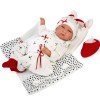 Llorens doll 42 cm - Crying Lalo with changing mat
