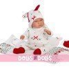 Llorens doll 42 cm - Crying Lalo with changing mat