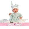 Llorens doll 42 cm - Crying Mimi with changing mat