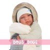 Llorens doll 44 cm - Crying Tino with blanket