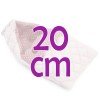 Complements for Así doll 20 cm -  Little pink sleeping bag with white stars