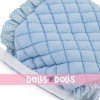 Complements for Así doll - Blue doll carrier with white stars