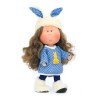 Nines d'Onil doll 30 cm - Mia brunette with bunny sport set