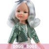 Paola Reina doll 32 cm - Las Amigas Funky - Manica with star printed jacket and bow