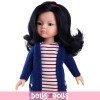 Paola Reina doll 32 cm - Las Amigas - Liu with striped dress and blue jacket