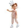 Paola Reina doll 32 cm - Las Amigas - Cristi with plaid jumpsuit and crown