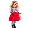 Paola Reina doll 60 cm - Las Reinas - Marta with red tulle dress