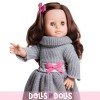Paola Reina doll 45 cm - Soy tú - Emily with grey dress and pink tie