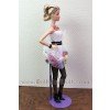 Metal doll stand 2290 in lilac for Barbie type