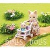 Sylvanian Families - White baby stroller