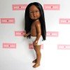 Vestida de Azul doll 28 cm - Carlota african-american with straight hair without clothes