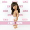 Vestida de Azul doll 33 cm - Paulina brunette with fringe without clothes