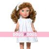 Vestida de Azul doll 33 cm - Paulina red haired with white dress