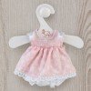 Outfit for Así doll 20 cm - Pink stars dress for Cheni doll